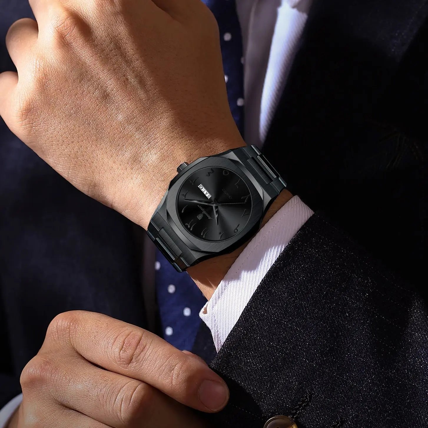 (POEDAGAR) Military Watch For Men Waterproof Luxury - RYVOR