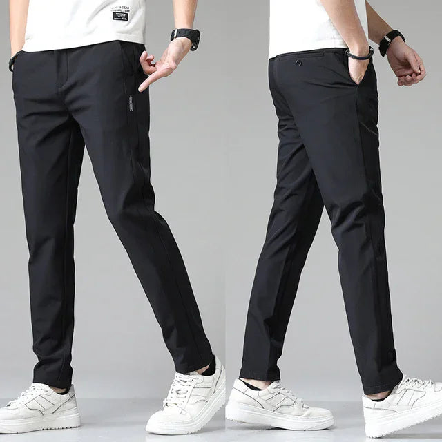 Stretch Slim Straight Casual Pants High Quality - RYVOR