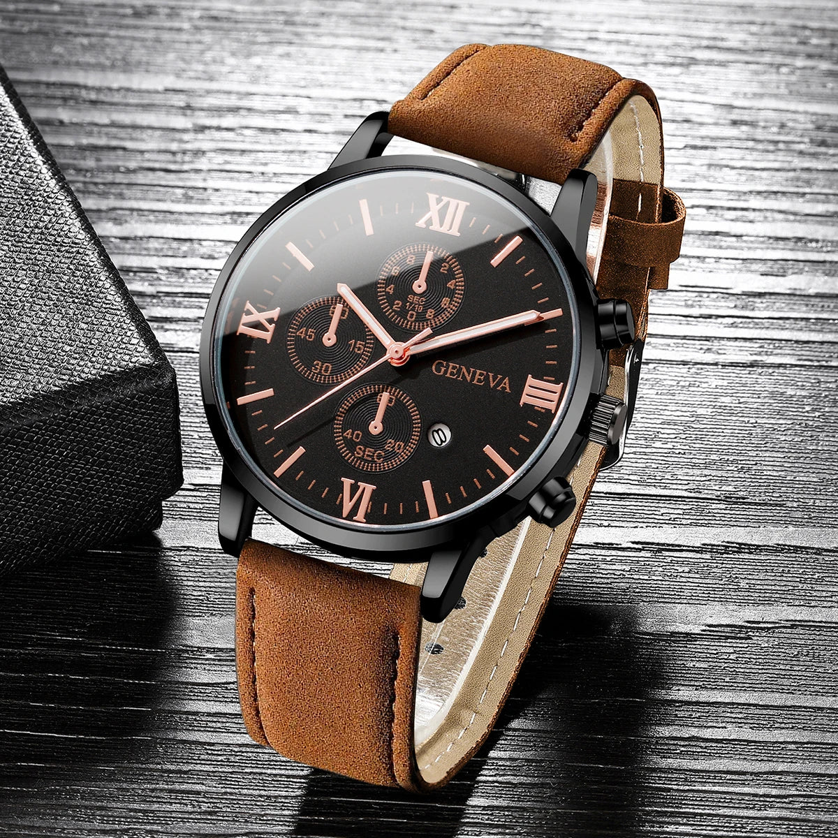 Men's Casual Calendar Watch Fashionable - RYVOR