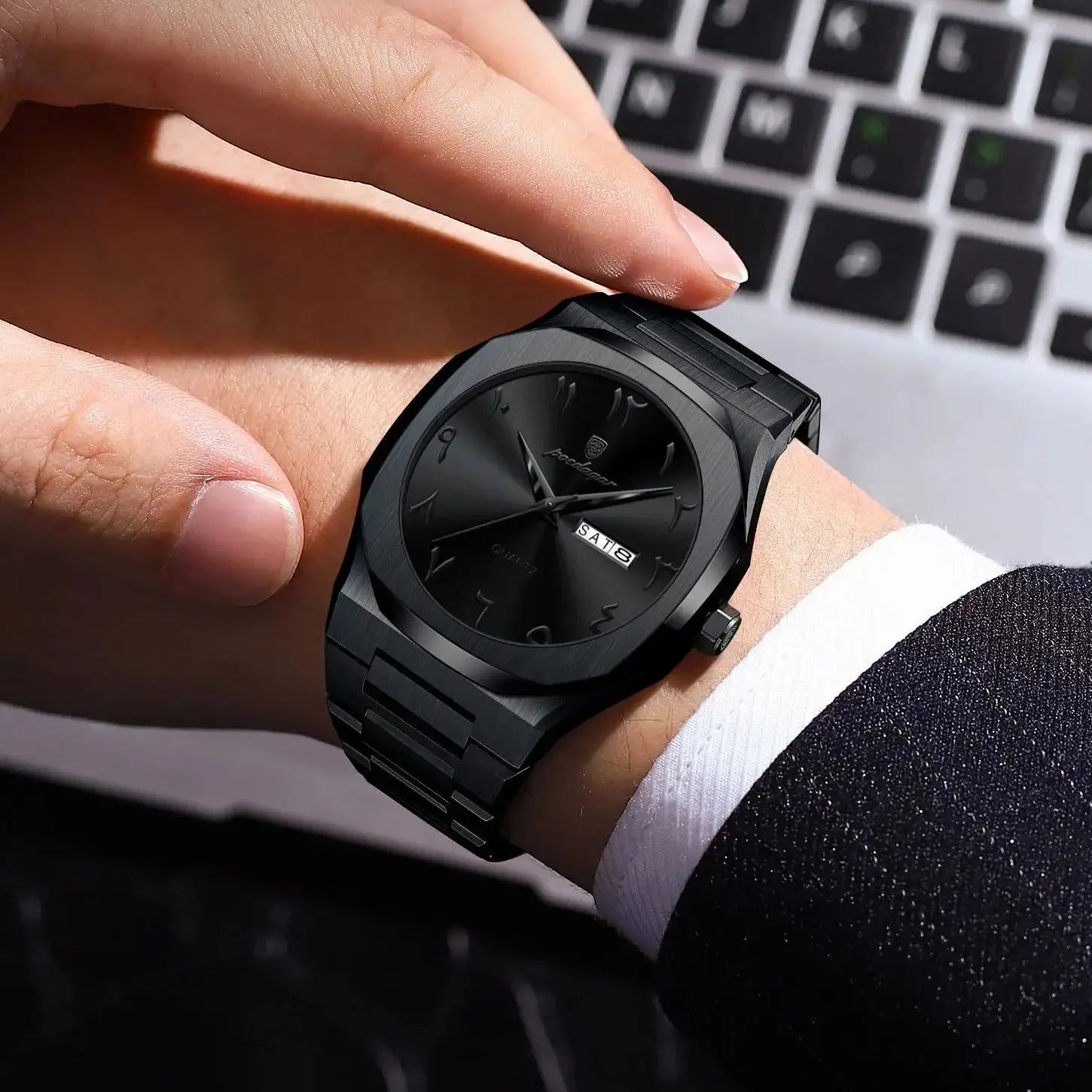 (POEDAGAR) Military Watch For Men Waterproof Luxury - RYVOR